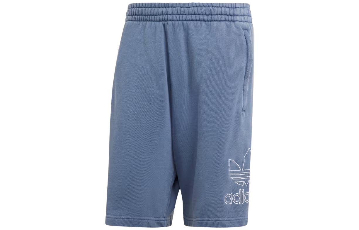 Adidas Originals Adicolor Outline Trefoil Shorts Casual Shorts Men s Light Blue IR8005 M