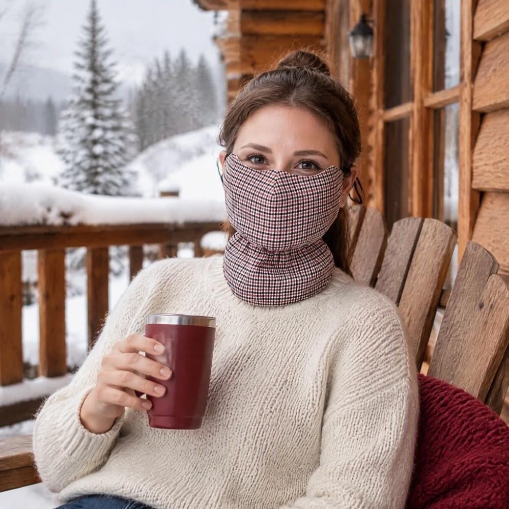 Increase Thermal Mask Cotton Winter Mask Riding Face Mask Outdoor Activities