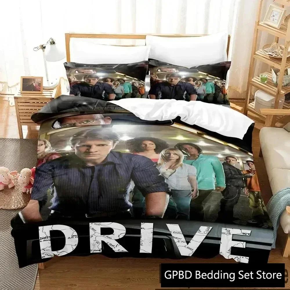 3D Print Drive Ryan Gosling Comfortable Duvet Quilt Cover Pillowcase Bedding Set Children Bedroom Decoration Home Textile