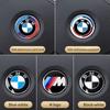 DBTW9 Car Sticker New For BMW 1Pcs 45mm Car Steering Wheel Badge Emblem Sticker For BMW E36 E46 E53 E90 E60 E61 E93 E87 X1 X3 X5 X6 F3