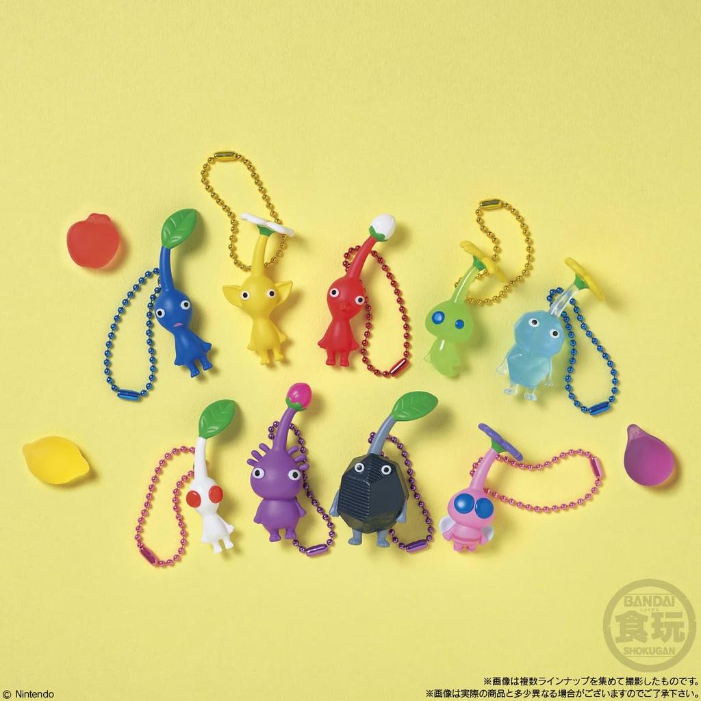 BANDAI Pikmin Mascot Fruit Gummy 2 Box & 12-piece (Candy Toy)
