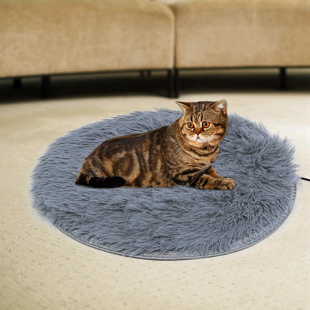 Plysj Fire årstider USB-ladeport Kjæledyr Elektrisk teppe Varmepute Matte for små hunder