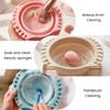 Egg Shape Brush Cleaning Tool Dry Cleaning Design Brush Storage Set  Home Use