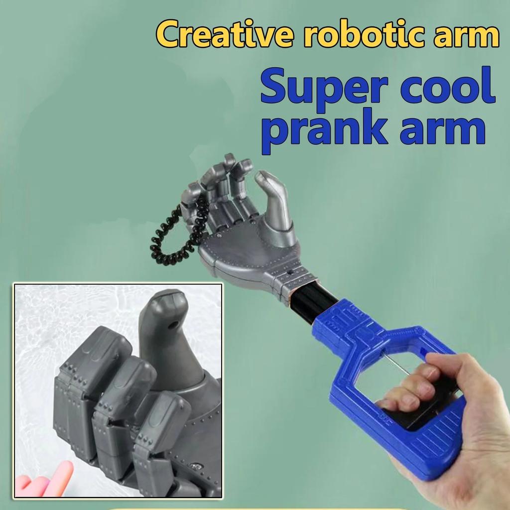 Children's Fun Mechanical Arm Toy Telescopic Pull And Soft Clip Catcher
