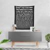 Aertemisi Crazy I Was Crazy Once Funny Meme Tapestry Wall Hanging Art for Bedroom Living Room College Dorm Party Backdrop