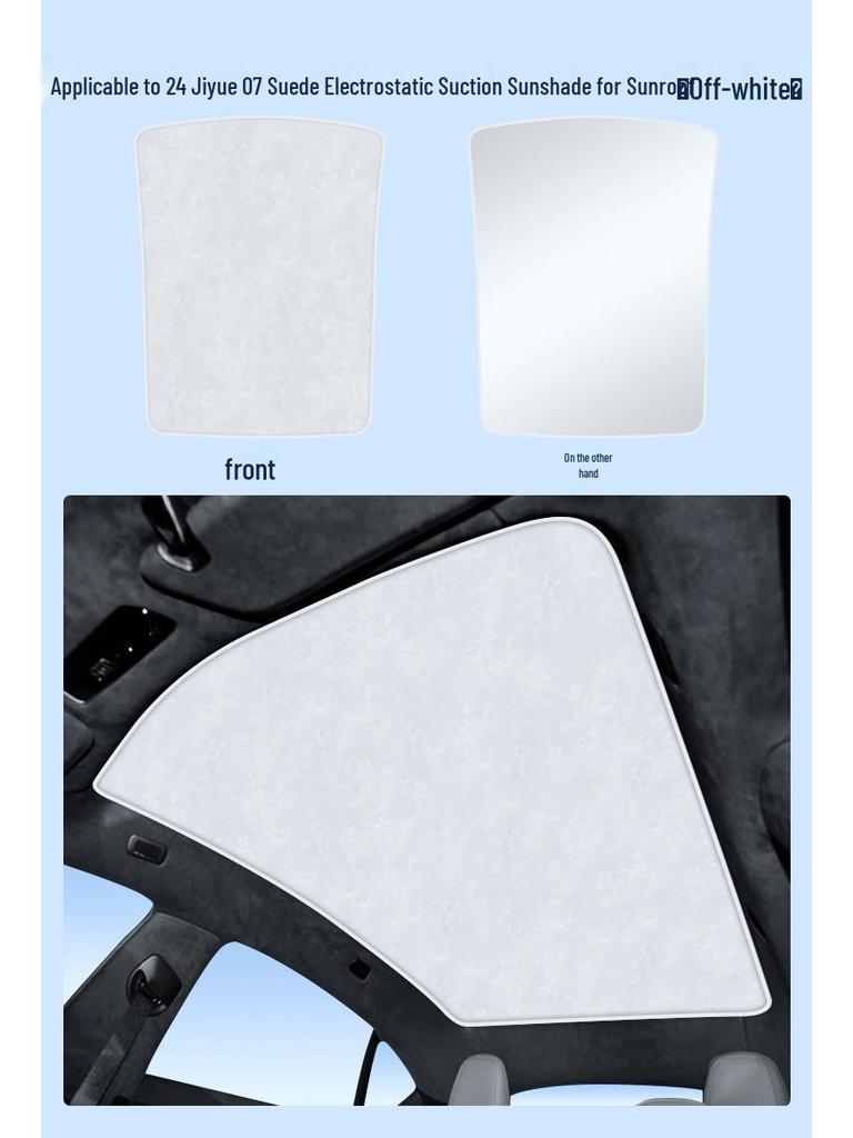 Ji Yue 24 Model 07 Sunroof Shade: Sun Protection, Heat Insulation, Privacy.