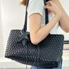 Hand-woven Bag, Casual Tote Bag, Underarm Hand-carry Large Capacity Bucket Bag for Women
