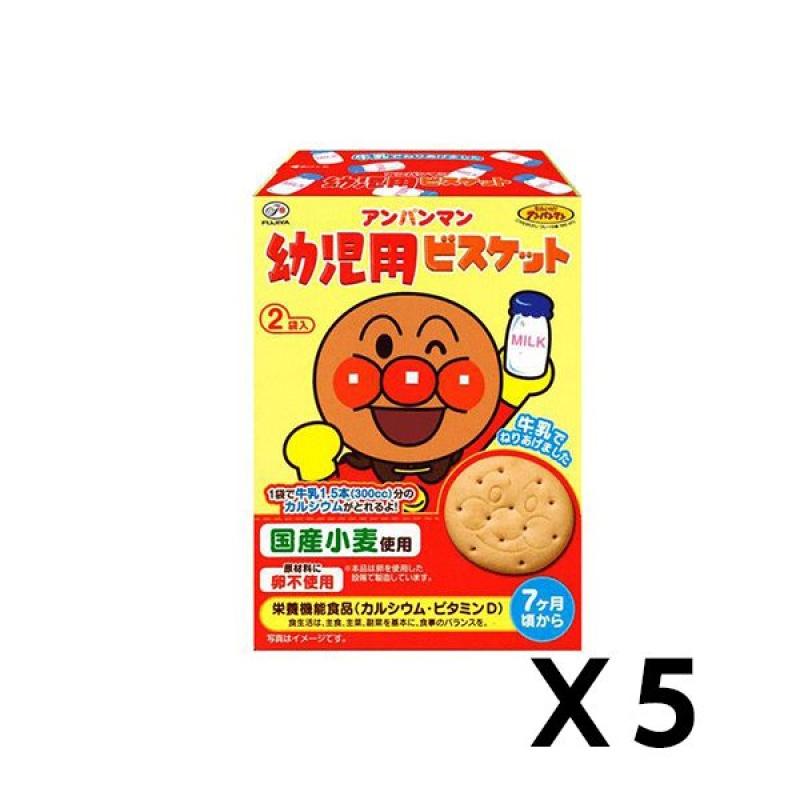 Fujiya Anpanman Baby Biscuits 1pc (84g) X 5