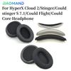 For HyperX Cloud 2/Stinger/Could stinger S 7.1/Could Flight/Could Core Headset Replacement Accoriess