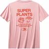 Anta X Super Plant Collaboration Lifestyle Series Sport Casual Simple Solid Color Round Neck Pullover Printed Letter Short Sleeve T-Shirt 962528106-3