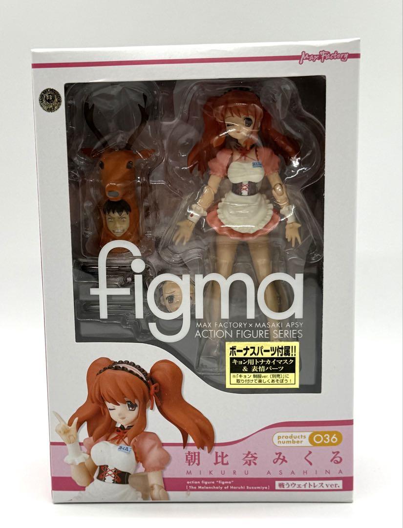 

[USED] figma 036 The Melancholy of Haruhi Suzumiya Mikuru Asahina Fighting Waitress ver.