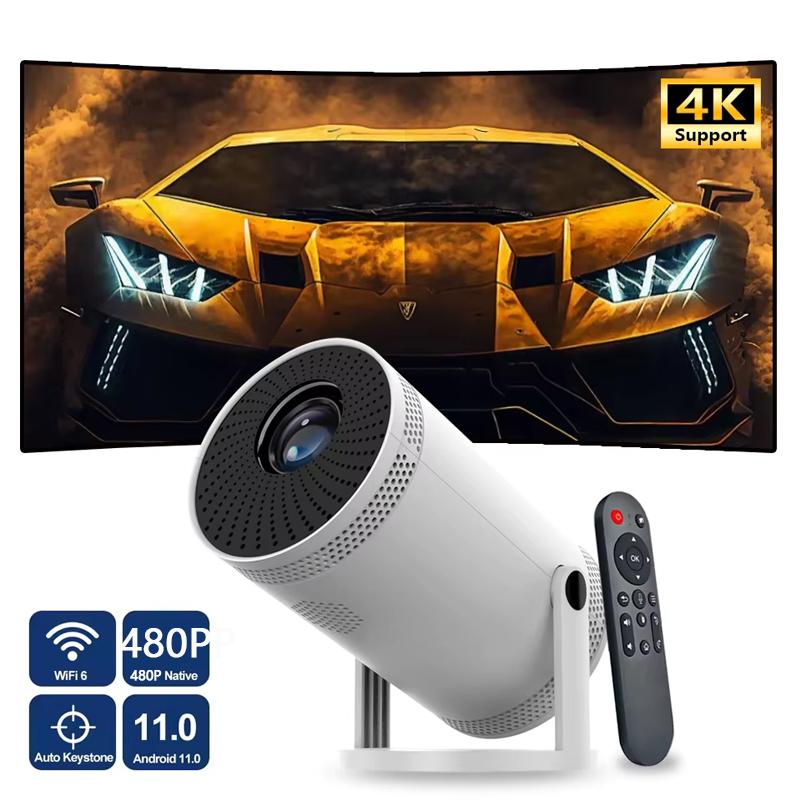 

FY300 Smart HD Projector, supports 480P, ideal choice for outdoor camping, home theater,Compatible with Smartphone/TV Stick