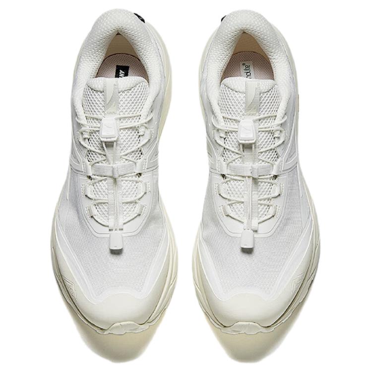 New Anta Walker Cushioning Anti Slip And Wear Resistant Low Top Trekking Shoes Men's Papyrus White 112446645A-1