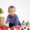 Bounce Toy Snowman Santa Claus Reindeer Christmas Wind Up Toys Assorted for Kids Boys Girls