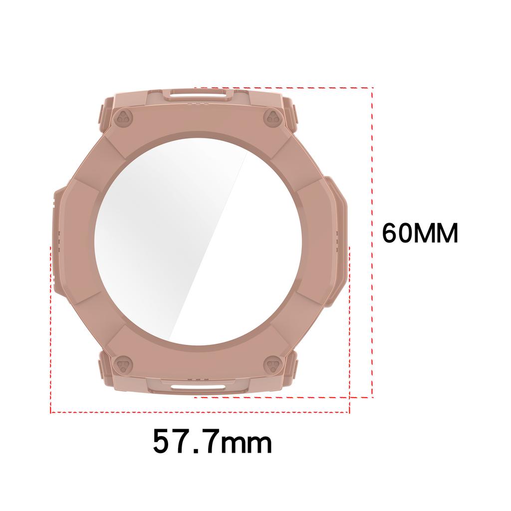 Tempered Glass Case For Amazfit T-Rex Ultra2 Smart Watch Full Cover Bumper for Amazfit T Rex Ultra 2 Shell Accessoies