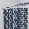 Modern Geometric Shower Curtain Waterproof Bathroom Decor Farmhouse Backdrop Nature Pattern Fabric Liner Vintage Style
