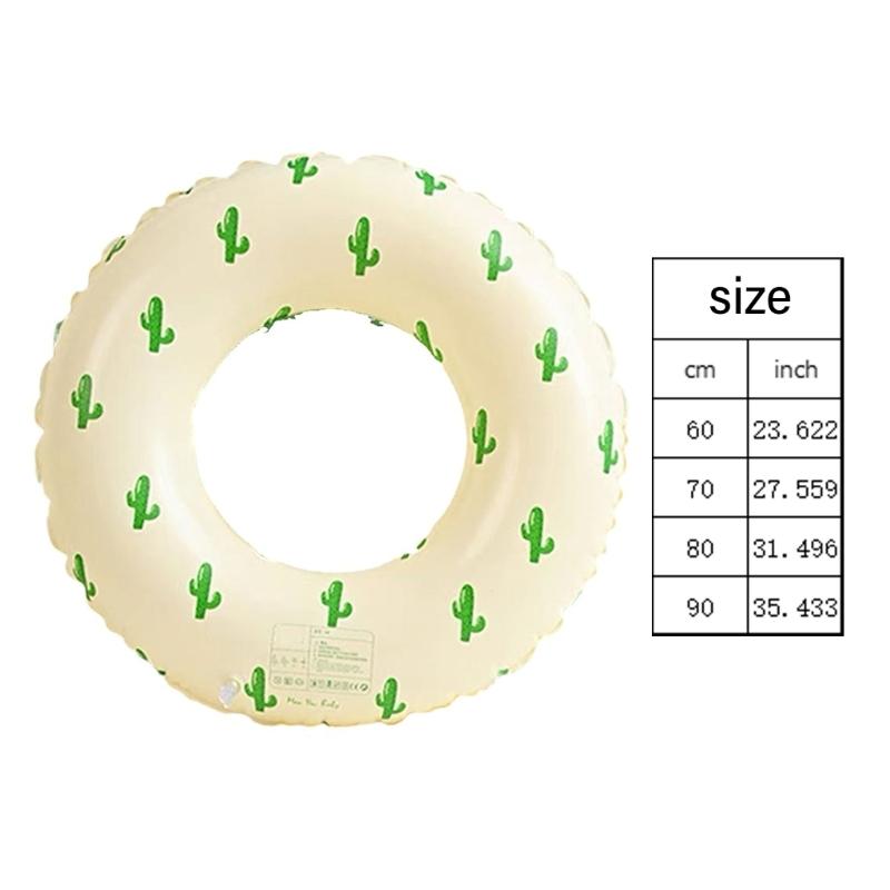Plant Swimming Rings Inflatable Pool Float Rings Swim Tube Floaties Parties Beach Tool Beach Toy for Kids Adults