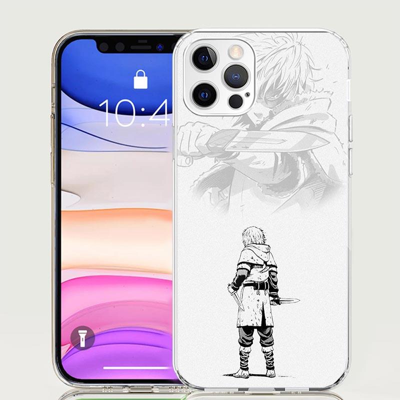 Vinland Saga Phone Case For Apple iPhone 17 Air 16 15 Plus 14 + 13 Mini 12 11 Pro Max 7 8 SE 16Max Soft Shell Cover Coque 17 Air