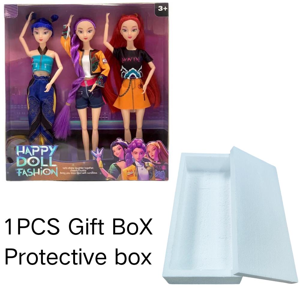 New Kpop Demon Hunters Anime Merchandise Rumi Mira Zoyi Character Figurine Birthday Gift Fan Club Gifts 11 Joints Are Movable