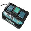 18V DC18RD Dual Ports Battery Charger for Makita 14.4V-18V Lithium-Ion Battery BL1415 BL1430 BL1830 BL1840 BL1850 BL1850B