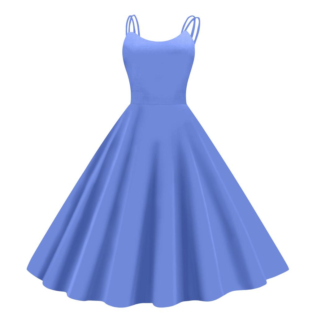 Mote for barn avslappet sexy off-shoulder punk retro kjole