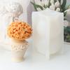 3D Lily Bouquet Vase Silicone Candle Mold DIY Rose Hydrangea Bouquet Cake Chocolate Silicone Mold Valentine's Day Gifts