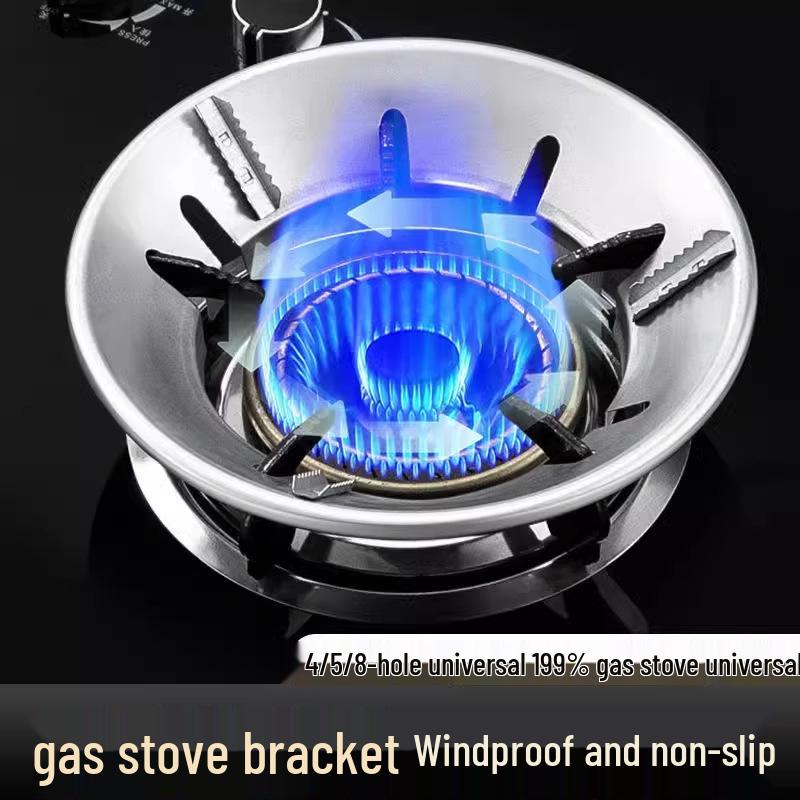 Universal Energy-Saving Windproof Gas Stove Cover with Flame Concentrator