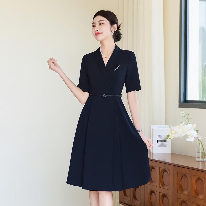 Terman Women's Professional A-Line Suit Dress