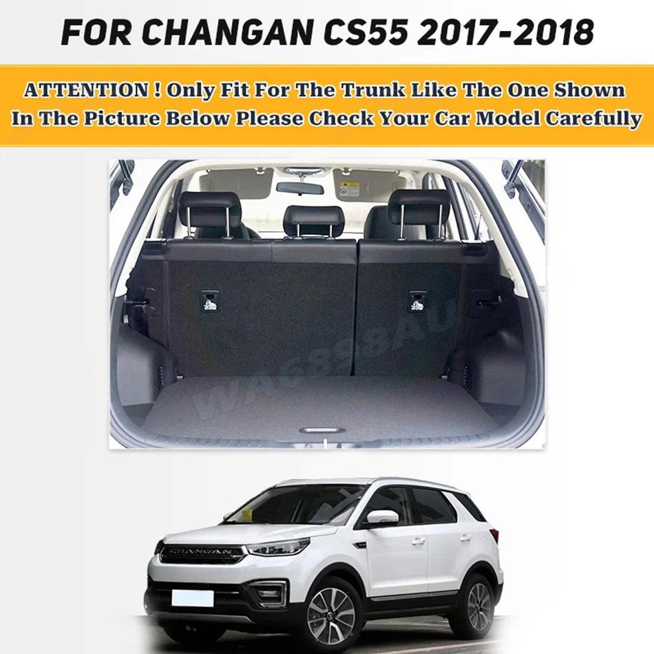 High Side Waterproof Car Trunk Mat For Changan CS55 2017 2018 Custom Waterproof Cargo Liner Boot Carpets
