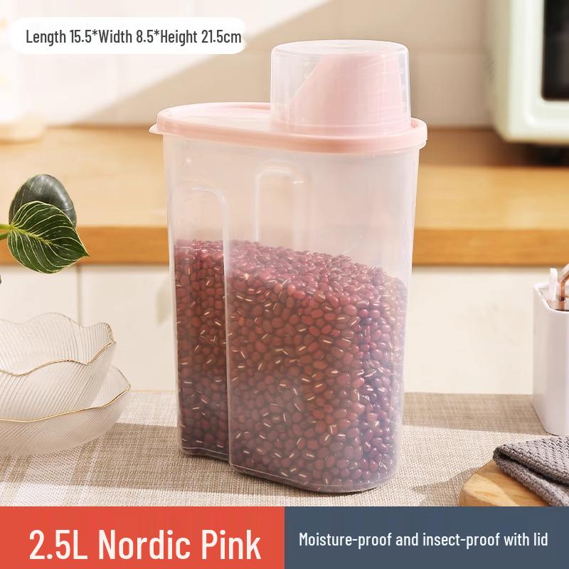 24-Piece Kitchen Grain Storage Set: Insect & Moisture-Proof Sealed Rice Buckets