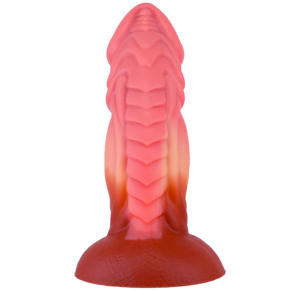 Alien Spiky Penis Liquid Silicone Dildo Male and Female Masturbator Anal Plug Adult Sexual Product
