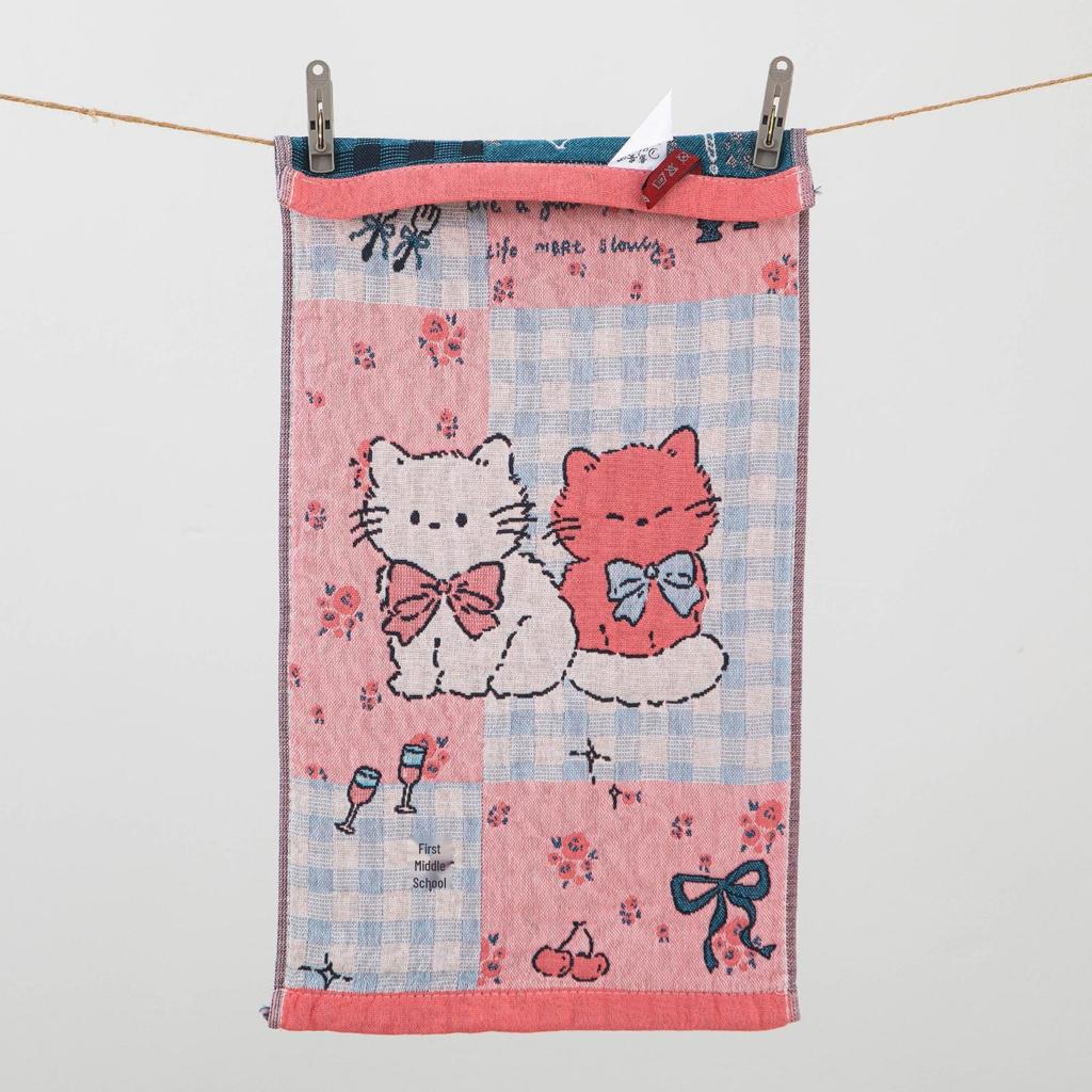 Pure Cotton Gauze Children's Washcloth - Soft, A-Class Towel for Baby, Bath, & Face Use.