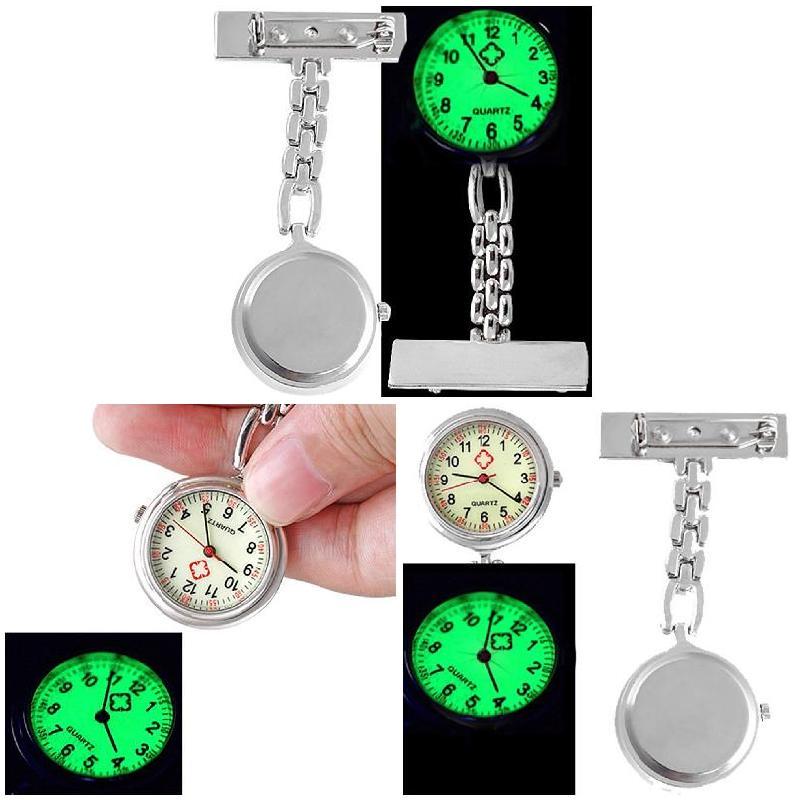 luminous nurses fob watch
