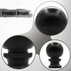 3 Lamp Finials with Thread, Replacement Metal Knob, Spherical Knob for DIY, Lampshade Nut,