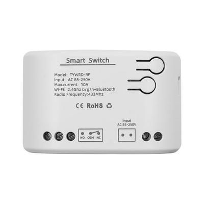Self-Locking Relay WiFi Smart Switch Dual Power Input AC 85-250V Input Max Current 10A Wifi Wireless Smart Switch