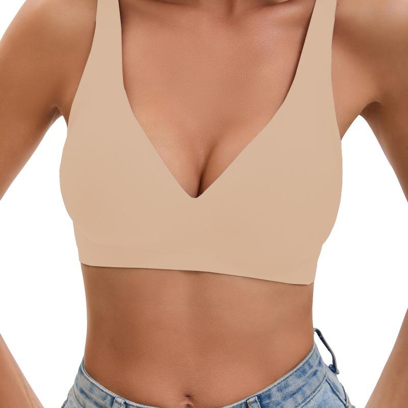 Underwear Women's Seamless Steel Rim Comfortable Full Cup Bra Hot