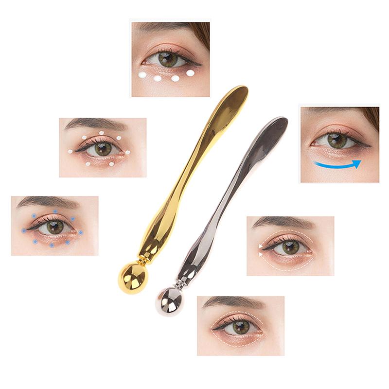 Reusable 1Pair Eye Pads With Massage Stick Silicone Lash Lift Eyelash Extension Hydrogel Patches Under Eye Gel Patch Makeup Tool