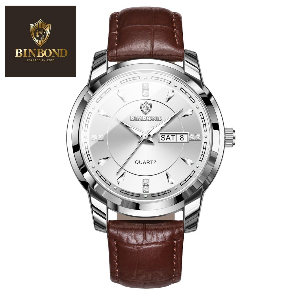 Famous Men's Watch Waterproof Casual Fashion Business Watch Men's Student Leather Quartz Watch