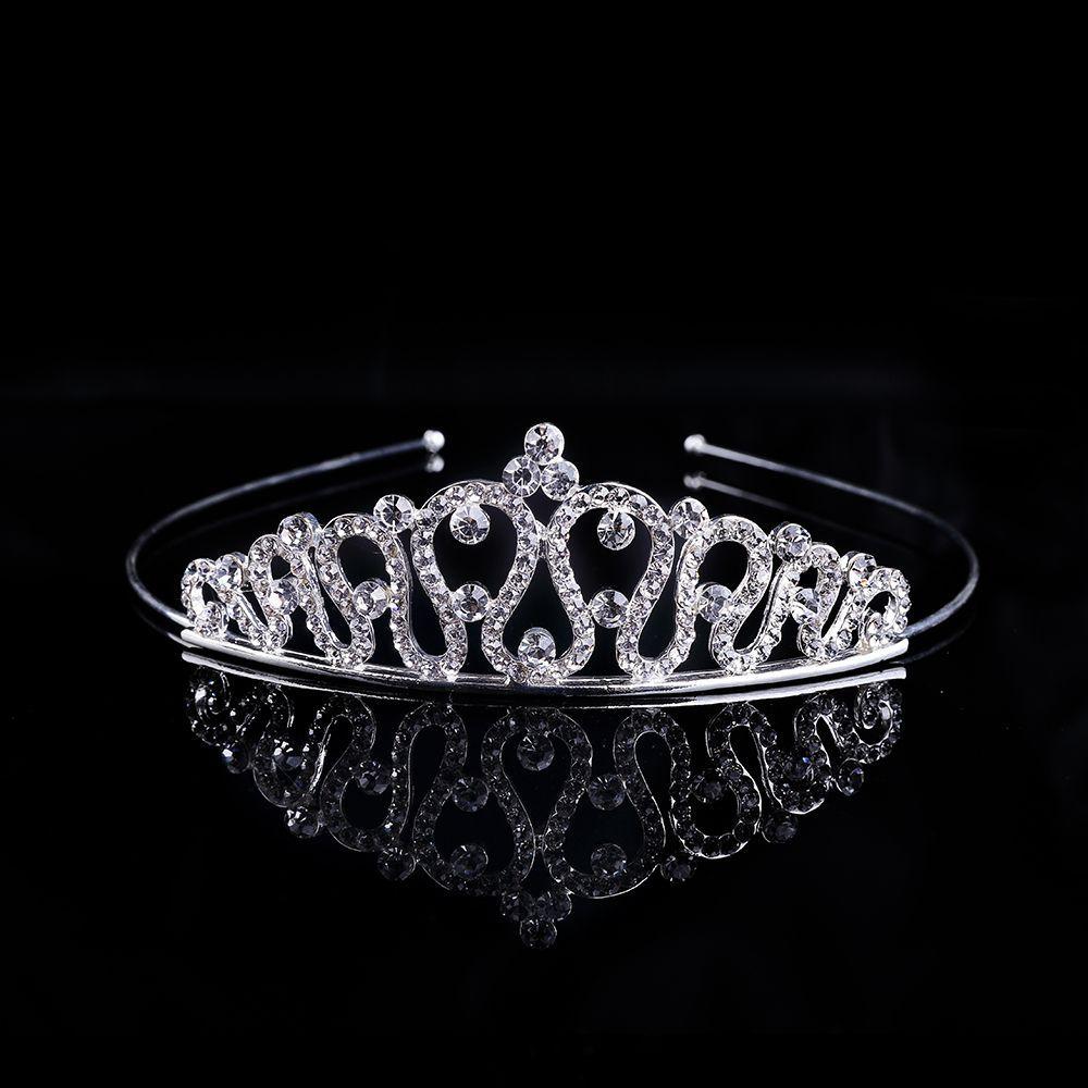 Heart Stunning Bridal Wedding Jewelry Tiaras Crowns Headbands Crystal Rhinestone Crown Headband