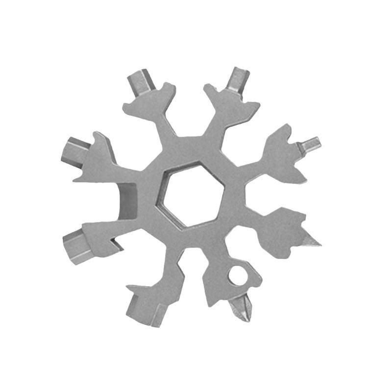 18-in-1 Multifunctional Snowflake Wrench & Screwdriver - Compact Octagonal Tool for Home Use