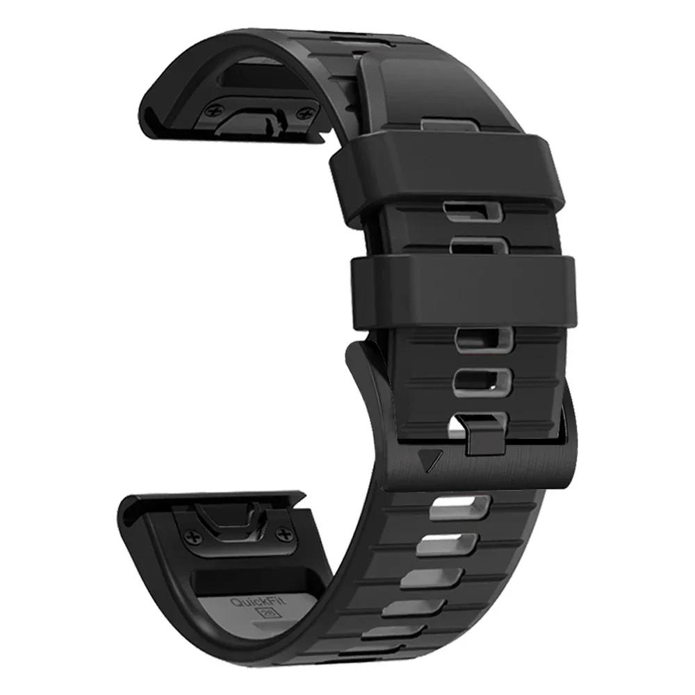 Oficiální silikonový řemínek pro Garmin Fenix 8 E / Forerunner 970 Pásek Instinct 3 2X / Enduro 3 2 Náramek QuickFit 22mm 26mm Řemínek k hodinkám