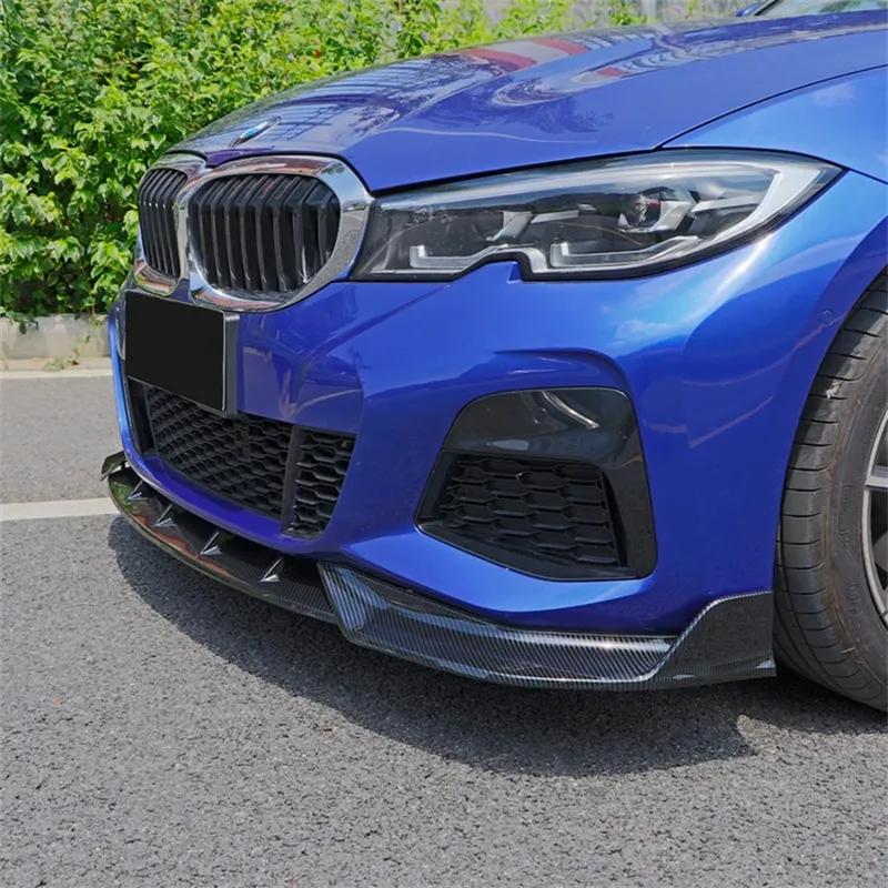 Front Lip Spoiler Bumper Blade for BMW 3 Series G20 G21 G28 2019-2022 Lower Splitter Diffuser M Pack Car Body Kit Accessories