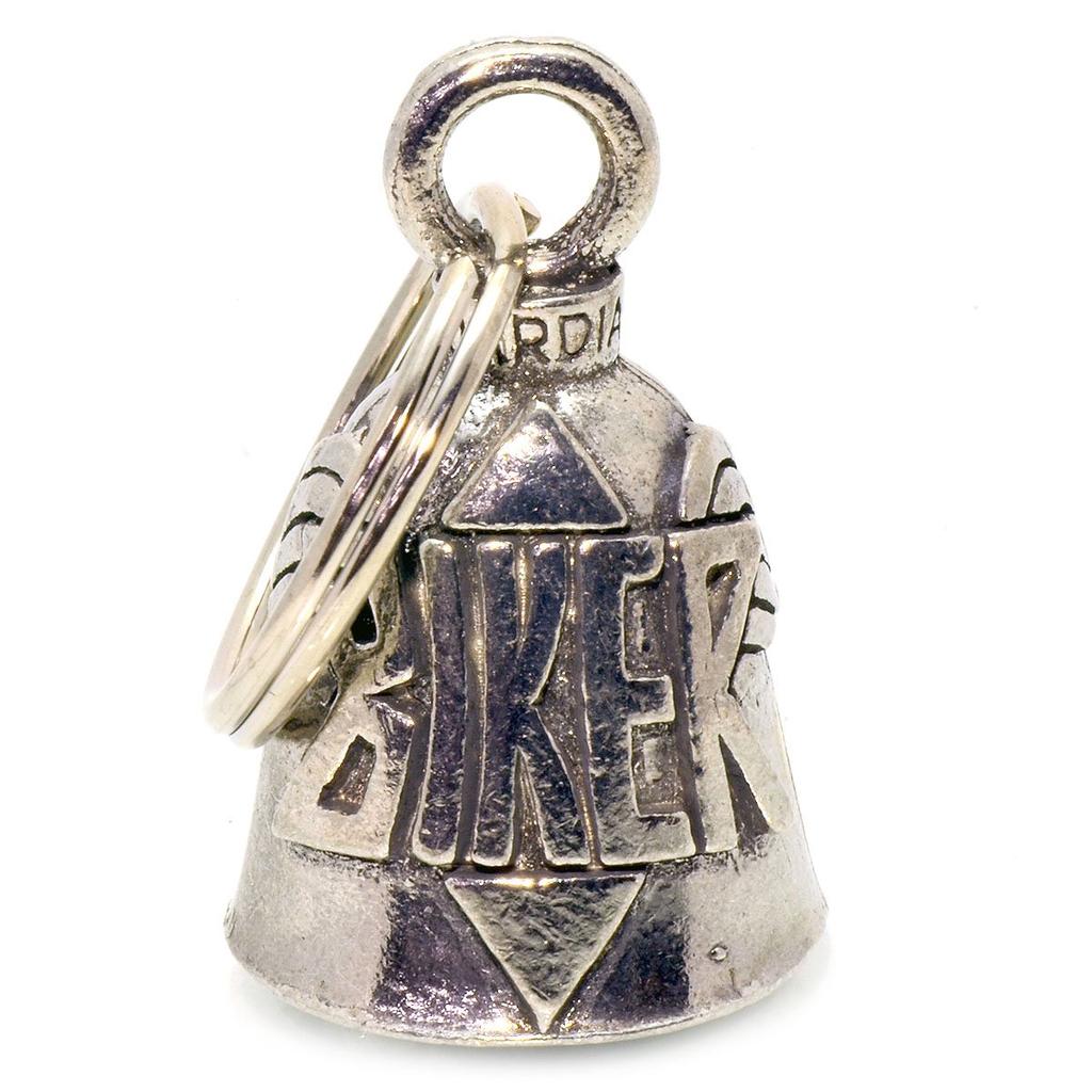 Guardian Bell USA AMGB-035 Made In USA Biker Amulet Biker Amulet Keychain Traffic Safety Amulet Bell