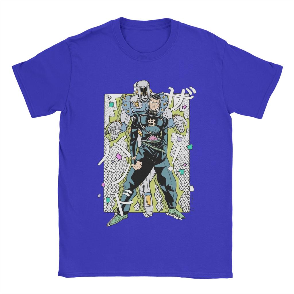Camiseta de Hombre Usuario de Stand Dumb Jojos Bizarre Adventure Camisetas de Algodón Manga Corta Camisetas Cuello Redondo Ropa Regalo de Cumpleaños
