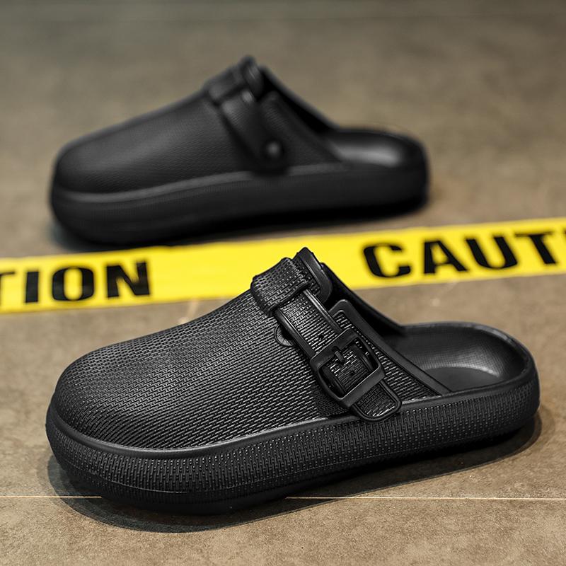 Fashion Summer Couple's Casual Slippers Mens EVA Waterproof Sandal Man Thick Bottom Outdoor Non-slip Sandals for Mans Fashion Beach Shoe