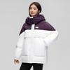 New national standard white duck down color matching down jacket women's new thickened bread jacket small short winter coat