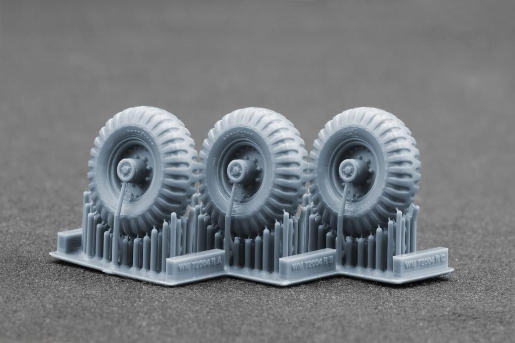 Alvis FV622 Stalwart Wheel Set for Ace Model Parts SCXWM72004 Scale-X 1/72 Mk.2 (7 Wheels) Kits, (Military Vehicles)