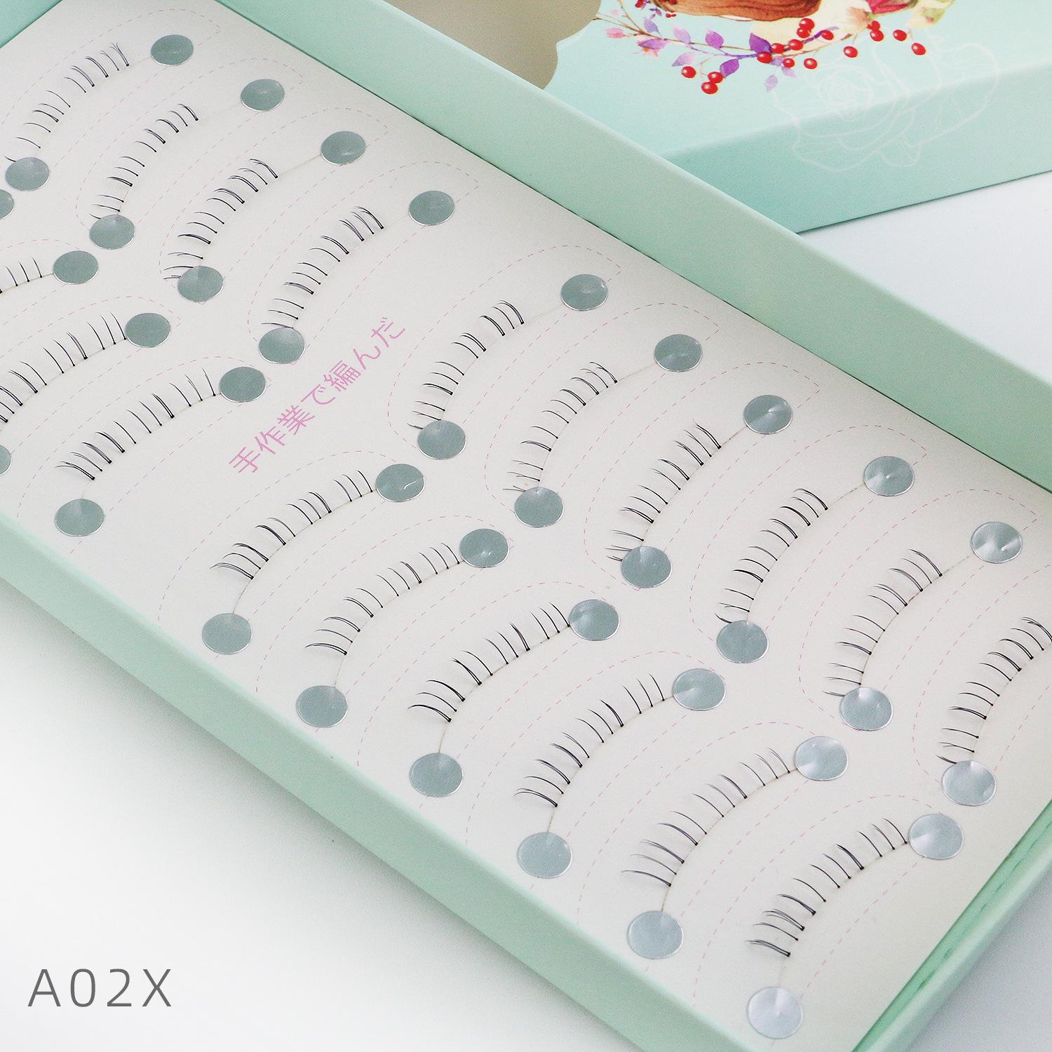 

10 Pairs Clear Band False Eyelashes - Easy to Wear Upper & Lower Lashes