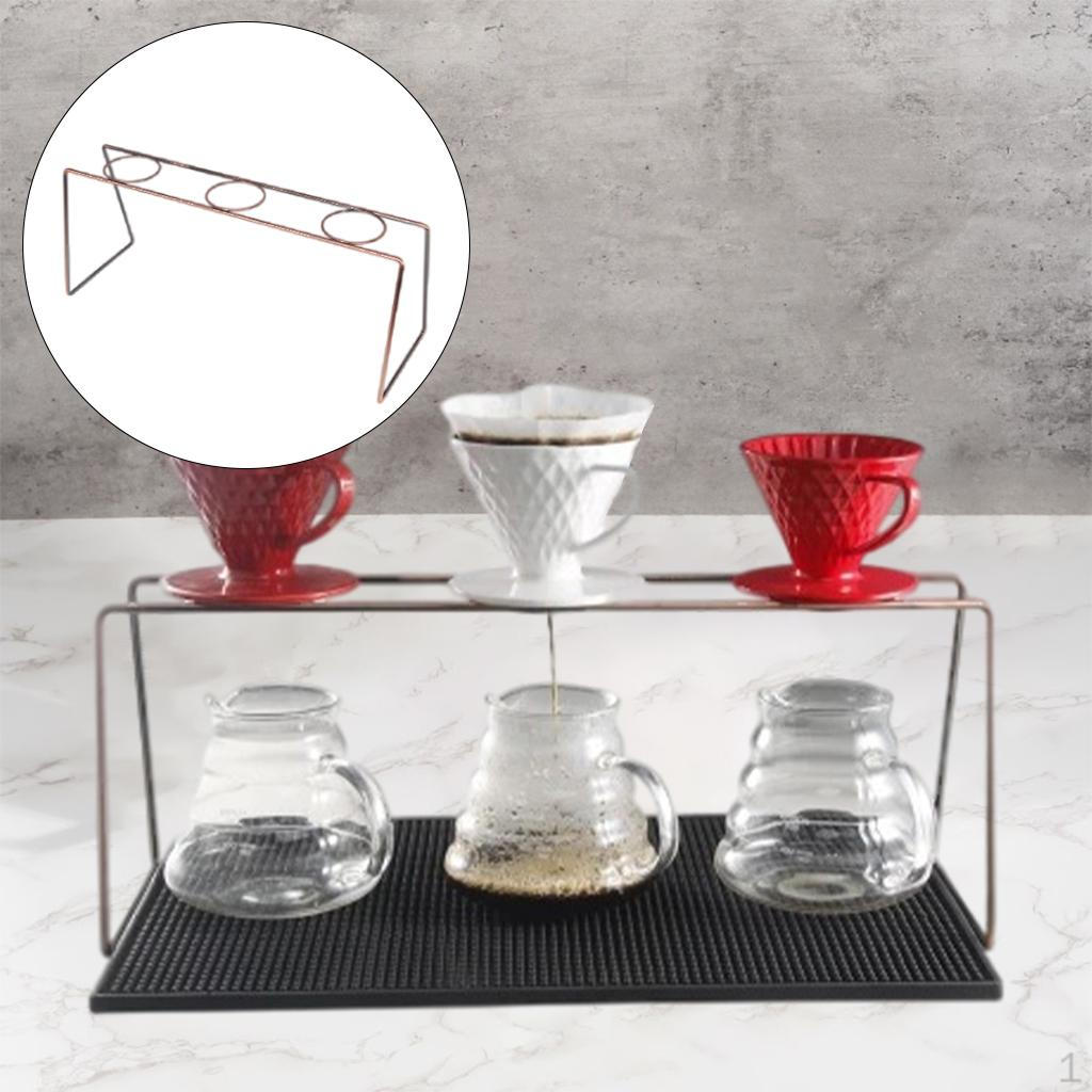 Coffee Dripper Stand Multi-Hole Household Filter Cup Holder Drip Bracket for Office