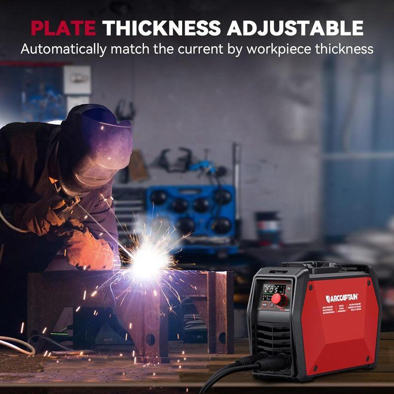 205Amp ARC/Lift TIG Welding Machine with APP Control, Large LED Display, IGBT Inverter for MMA Welding